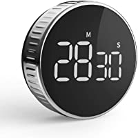 Los mejores  - HOMMINI Temporizador de Cocina- Digital Temporizador Multifunción Count up-Down Gran Pantalla LED Electrónica…